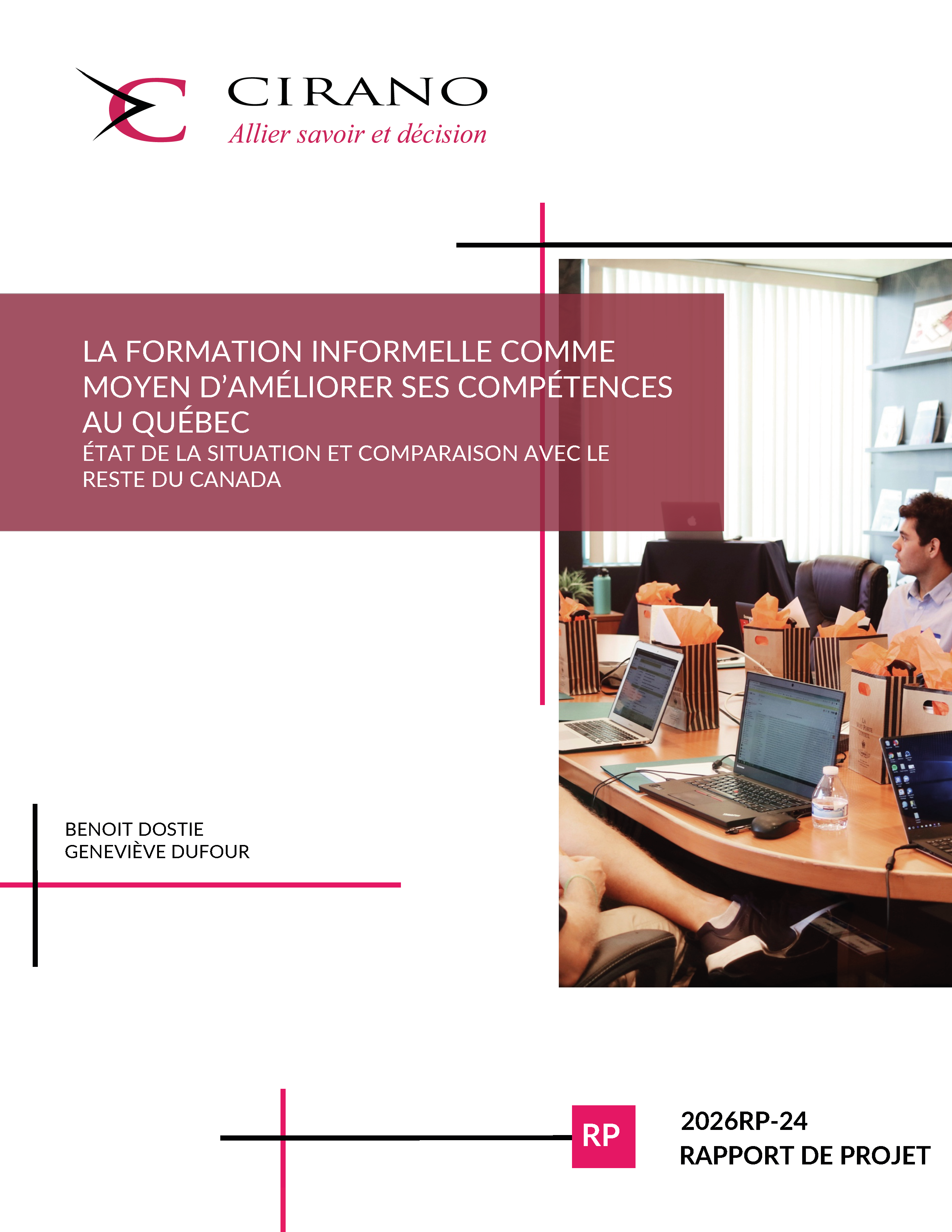 La formation informelle comme moyen d’améliorer ses compétences au Québec : État de la situation et comparaison avec le reste du Canada